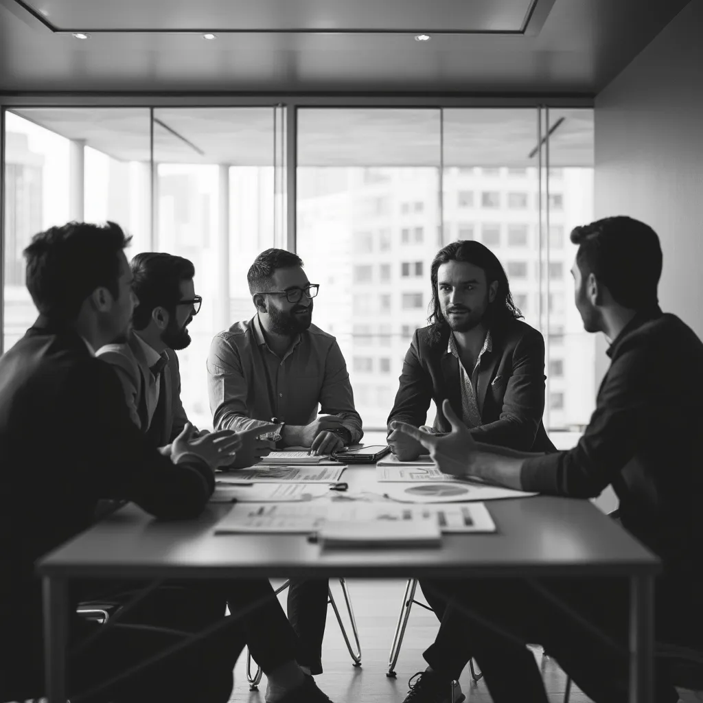 Equipo de FinanzasArg en una reunión estratégica