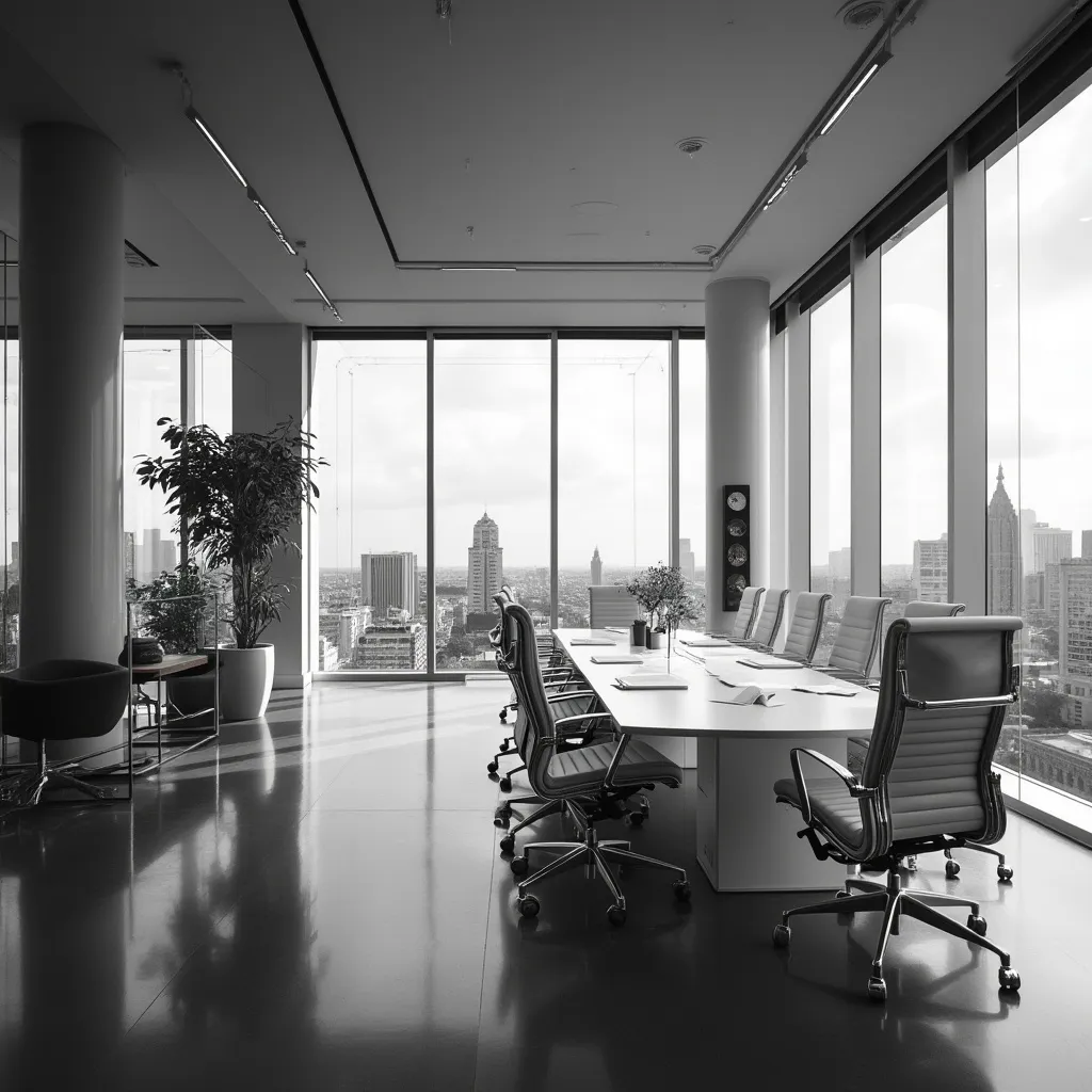 Vista de la oficina de FinanzasArg en Buenos Aires