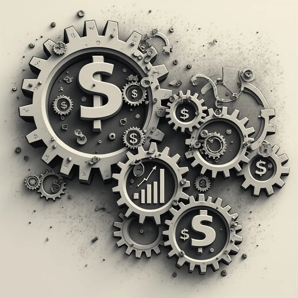 Símbolo de innovación en finanzas